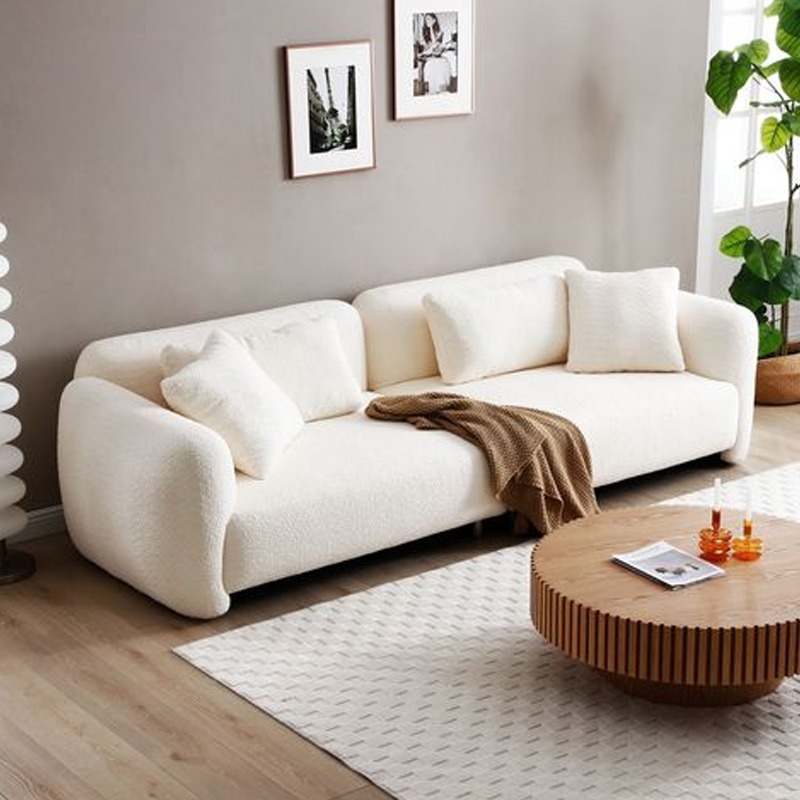 Boucle Luxe Sofa by luxury line furnishing