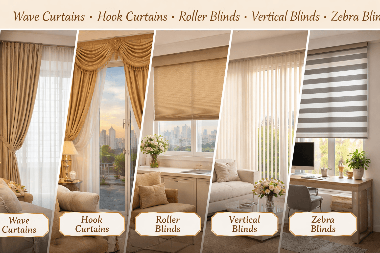 Luxury Curtains in Abu Dhabi